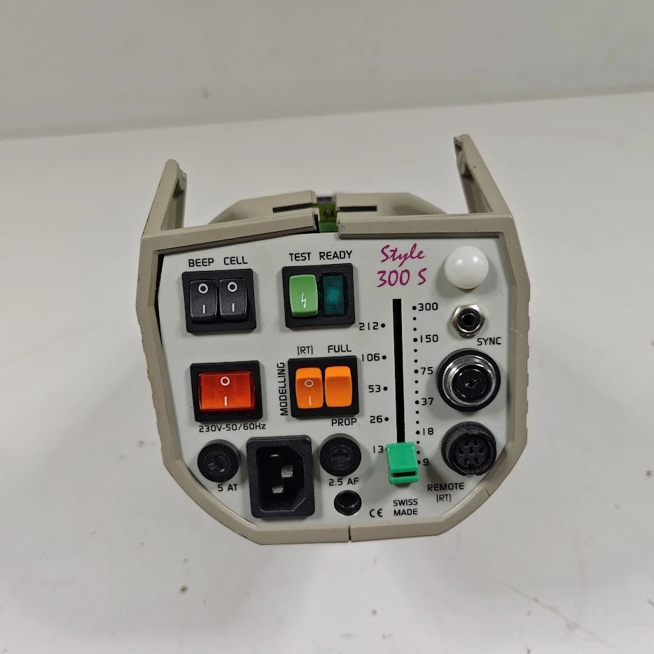 Elinchrom Style 300S Studio-Blitz - Für Teile/Reparatur, Nur Leistung Getestet - Bild 4 von 4