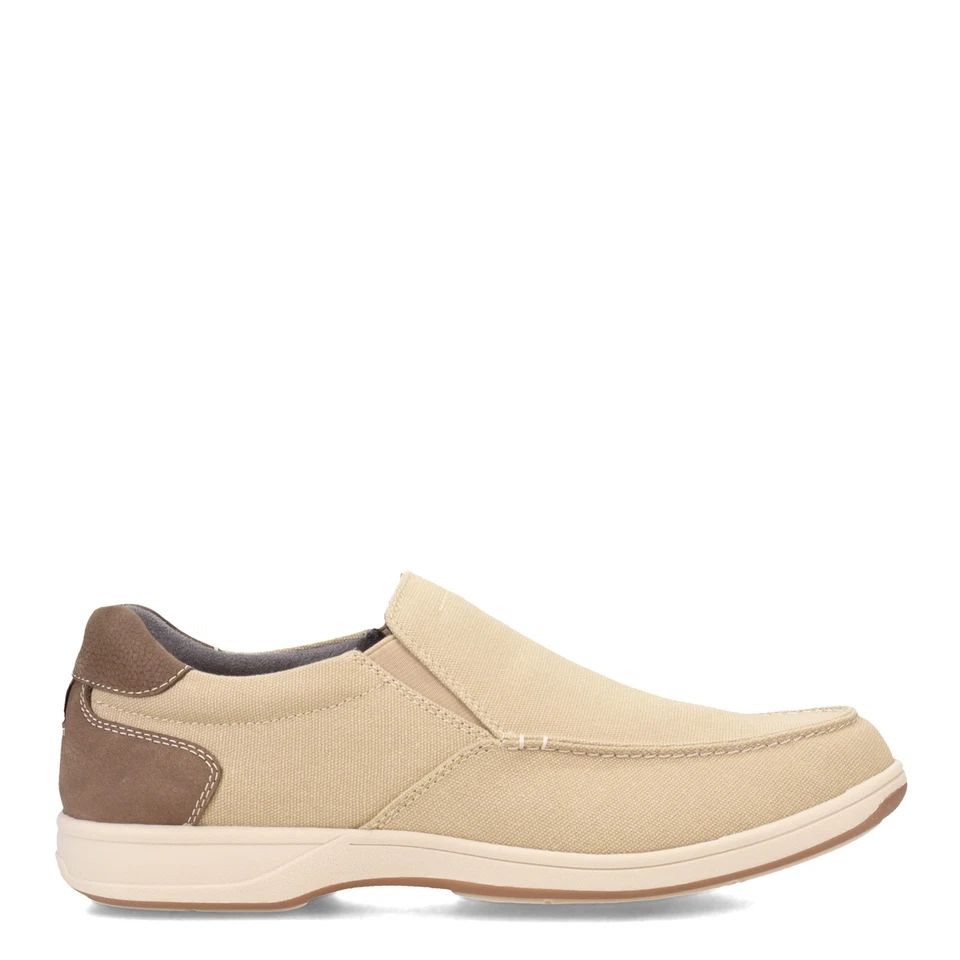 Para hombres Florsheim, Lakeside Lona Moc Sin cordones 13401-288 Arena TELA Y SINTÉTICA Foto 2 de 4