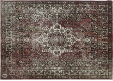 Drum N Base Vintage Persian Style Stage Rug - 6 x 5.25 foot Classic Worn