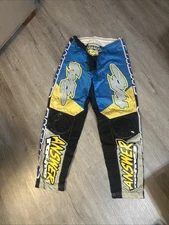 Answer Racing MX Pants Blue/Yellow Graphics Motocross Gear