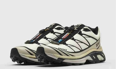 Salomon XT-6 Vanilla Ice Black Silver Cloud L49211300 Men Size
