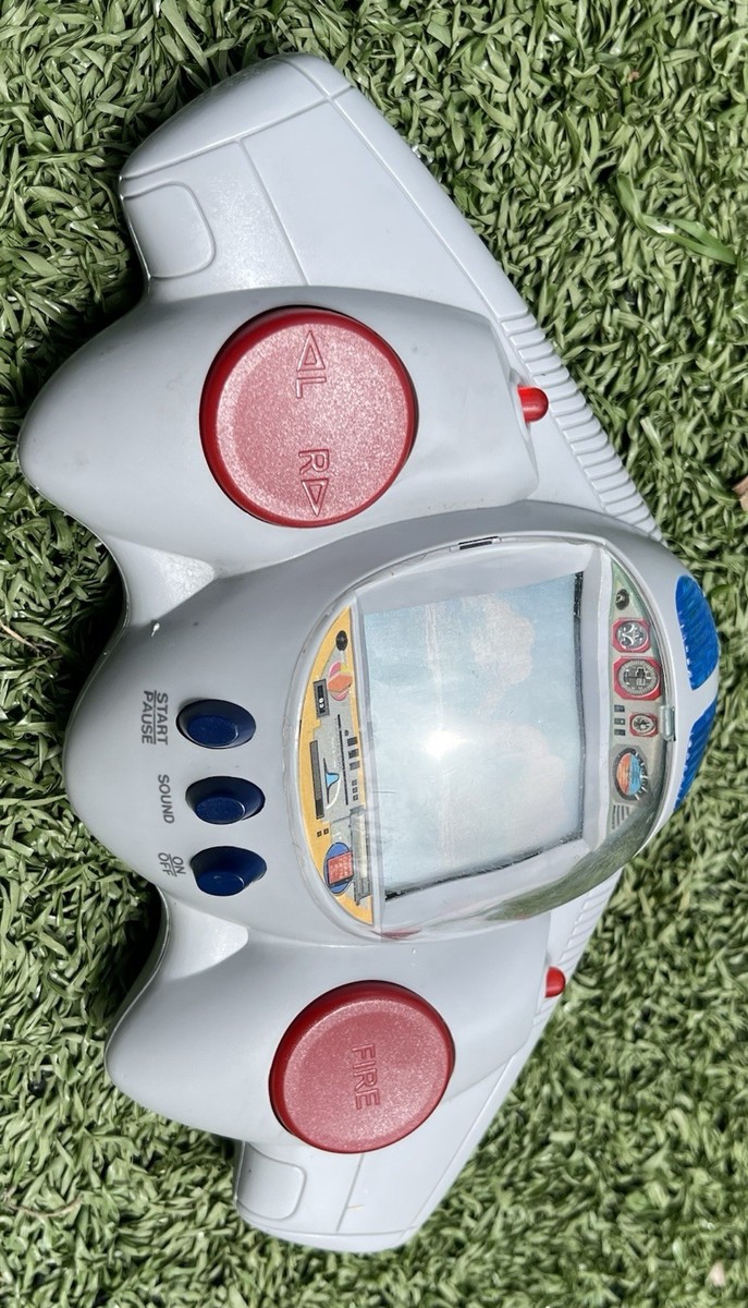 Vintage 1990s Handheld LCD Electronic Game – Airplane Shaped