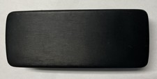 Hard Shell Eyeglasses Sunglasses Case Black Cloth Cover Spring Snap Lid Lined