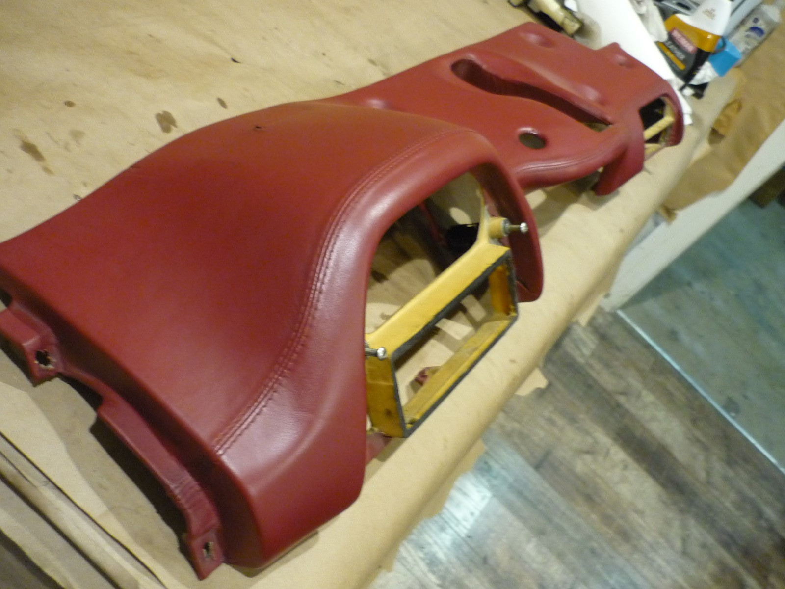 Ferrari 360  LH Lower Dash Panel -Bordeaux Color - P/N 63547325