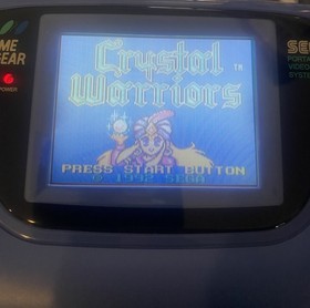 Crystal Warriors (Sega Game Gear, 1992) Cartridge And Plastic Case Tested