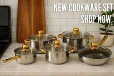 Brand new stainless pots and pan! Never used!...