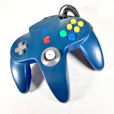 Manette Pad Controller Nintendo 64 N64 Officiel NUS-005 Blue Semi HS Jap 2