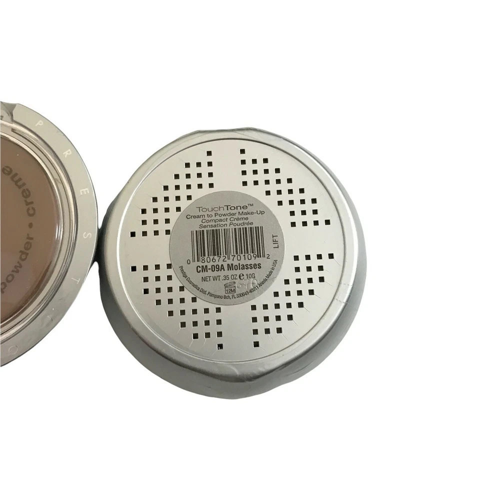 Lot of 2 Prestige Touch Tone Cream To Powder Make-Up Compact Creme Molasses - Image 2 of 2