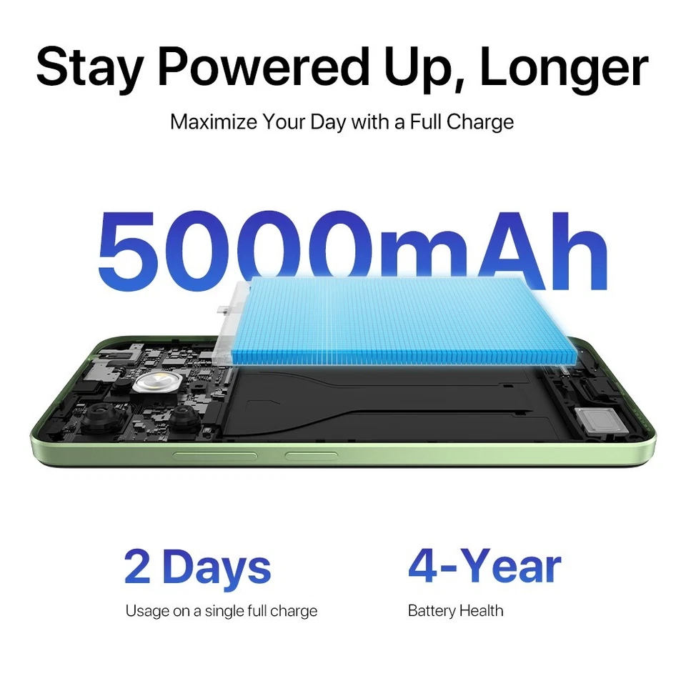 UMIDIGI G9X 64GB/128G Octa Core Dual SIM Android 14 Go 6.75" Unlocked Smartphone - Image 3 of 4