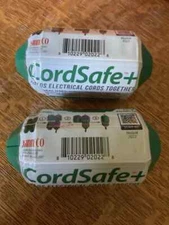2--CordSafe+, Holds Electrical Cords Together, Water Resistant, made in USA