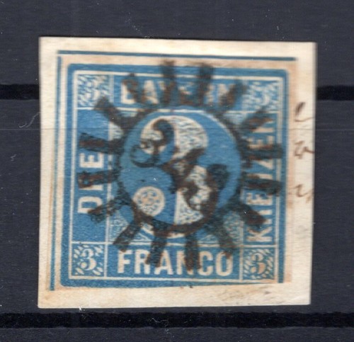 Bavaria Stamp with Number gMr343 On 2 Impeccable Stamped (B6232