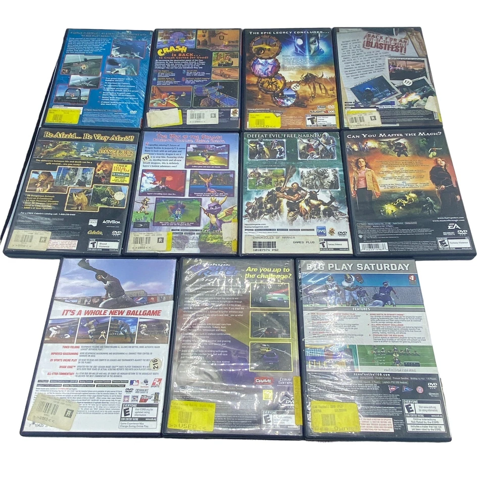 11 Game PS2 Adventure, Action, Racing, Sports Jak 3, Spyro, Crash, Narnia - Image 4 of 4