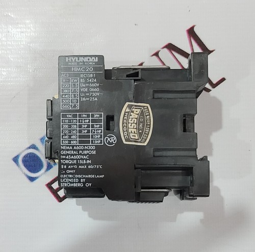HYUNDAI ELECTRIC HMC20W MANGENTIC CONTACTOR 20AMP VOLTAGE 220VAC FAST SHIPPING - Picture 5 of 6