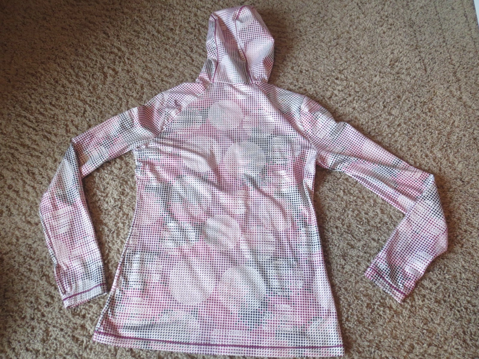 lole pullover purple circles hoodie