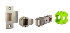 Jigtech Smart PASSAGE Latch Mortice Latch 45-57mm Backset Polished - Satin  