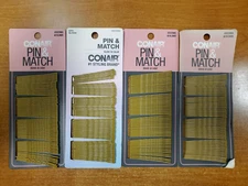 4 Packs of 60: Conair Pin & Match Blend-In-Color Bobby Pins, Blonde (5786 R6P7)
