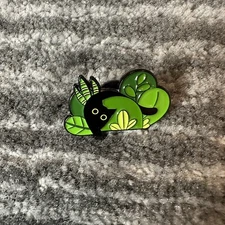 Cat Enamel Pin Black Cat In Climbing In Plant Brooch Lapel Jewelry Cute Kitten