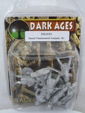 Dunkel Alter Sächsisch Unarmored Axemen 28MM Schwarz Baum Design.new, Verpackt