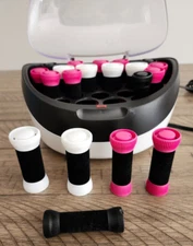 REMINGTON Hot Hair Rollers Velvet Curlers H-5600 Ionic Set of 20 No Clips