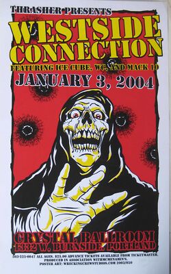 Westside Connection Concert Poster Ice Cube 2004