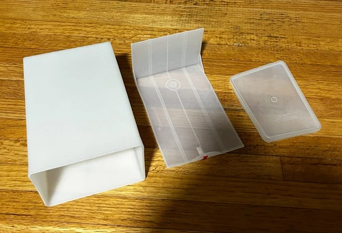 Vintage Tupperware Cheese Block Velveeta Keeper Container w/ Lid & Insert 484-4