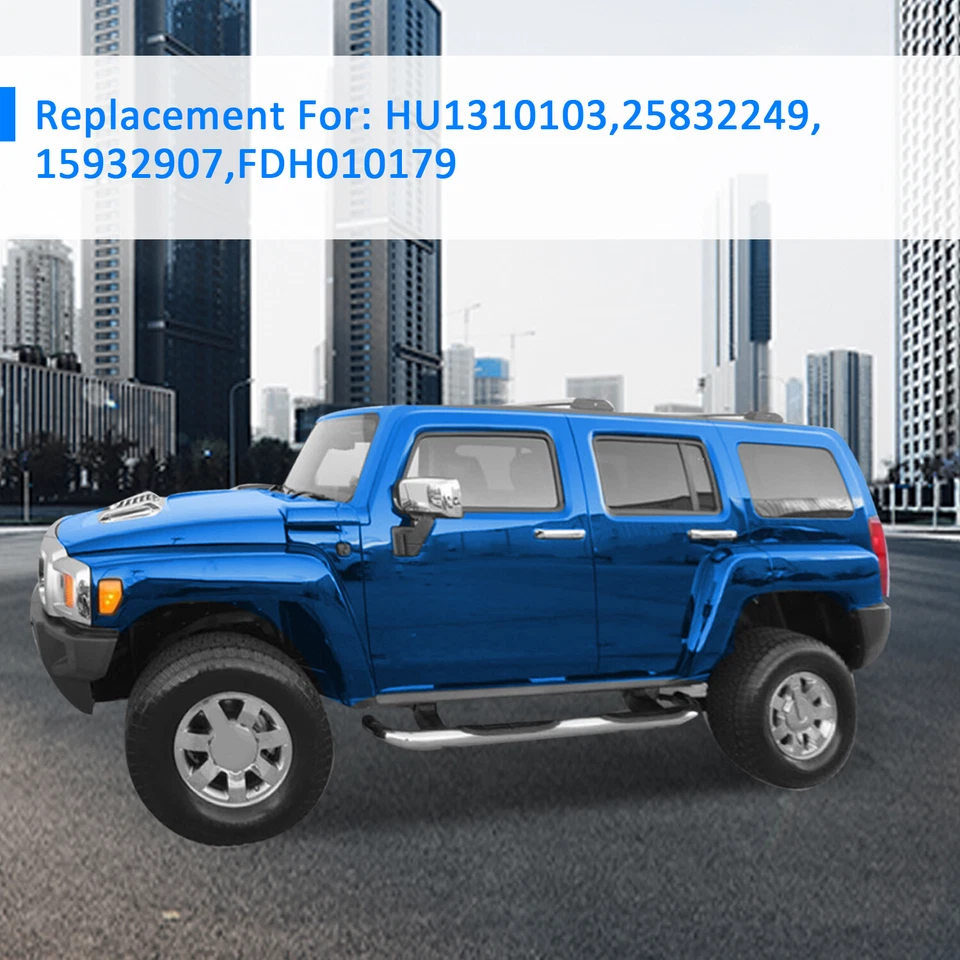 For Hummer H3 2006-2010 Chrome Door Handle Assembly 5 pcs Set - Изображение 3 из 4