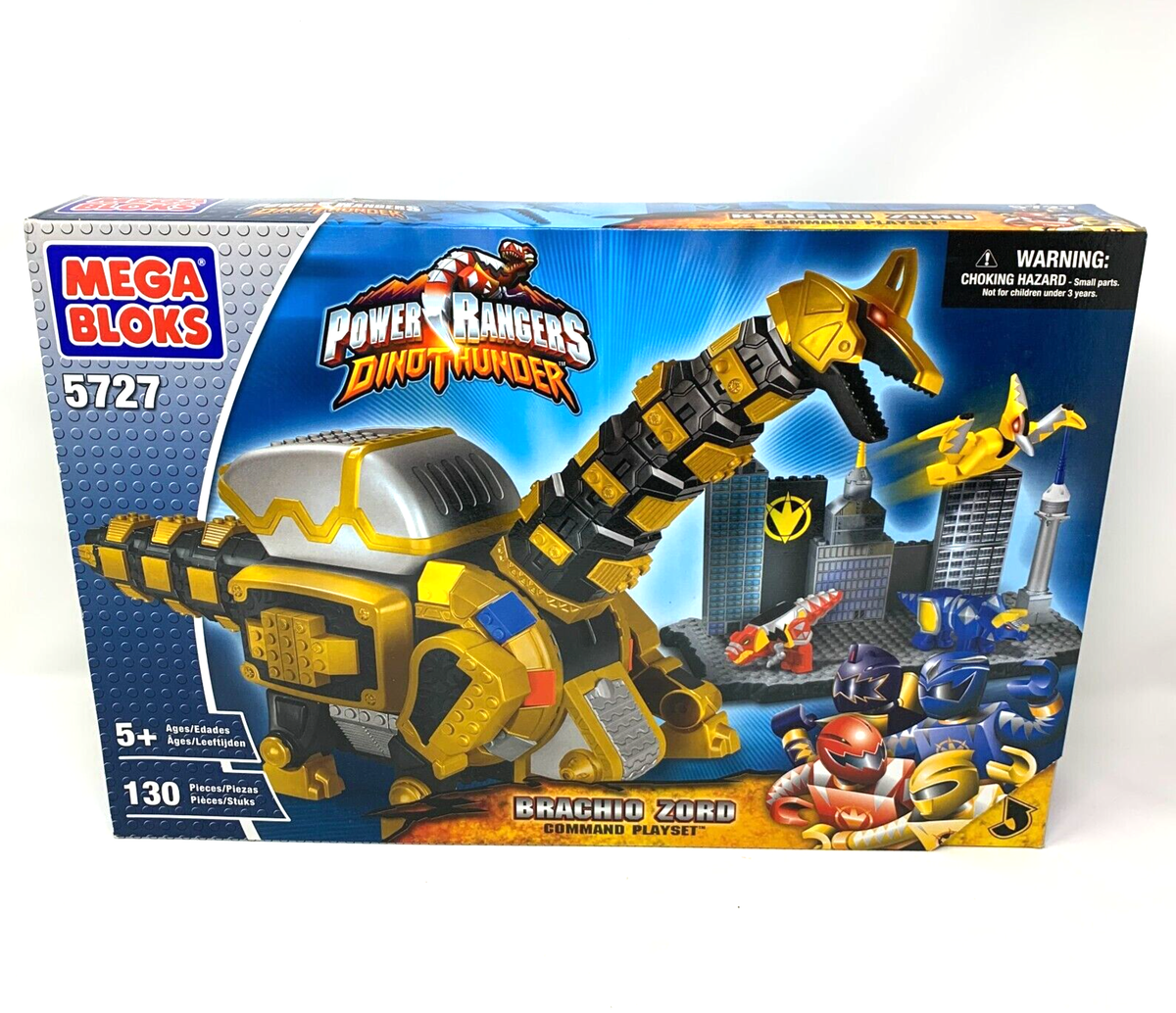 Mega Bloks 5727 Power Rangers Dino Thunder BRACHIO ZORD Command