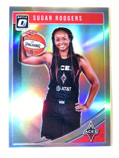 2019 Panini Donruss Basketball WNBA Sugar Rodgers Optic Silver Card #15 Aces