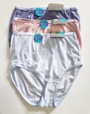 3 Vanity Fair Illumination Brief Panty Multi 13109 Sz 6/M - NWT