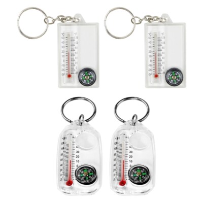 Small Compasses Thermometers Compasses Keychain Survival Thermometers Compasses