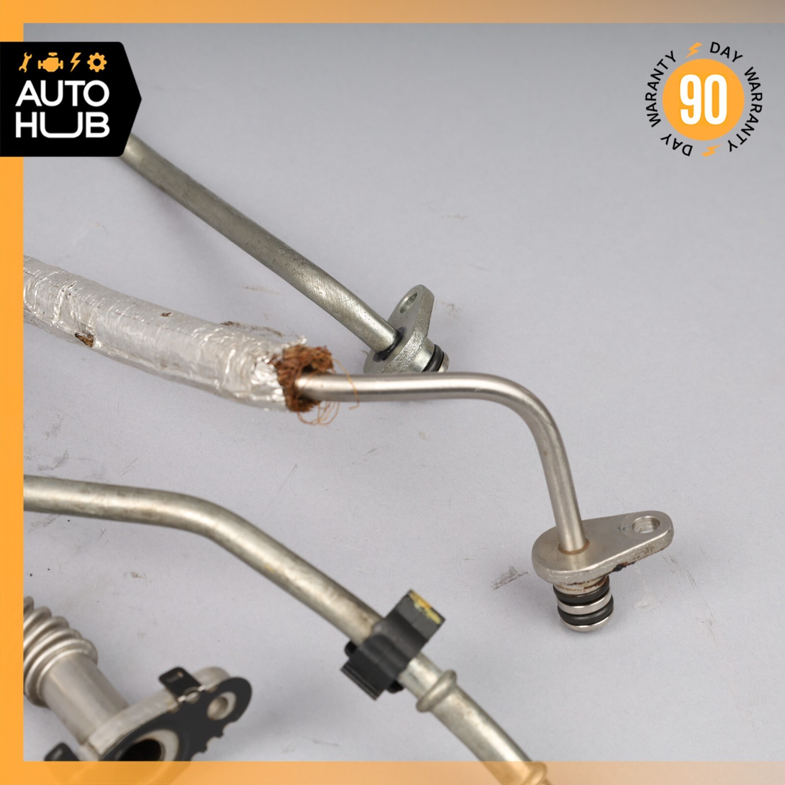 13-21 Maserati Levante Ghibli Left Turbocharger Return Oil Line Set OEM 26k