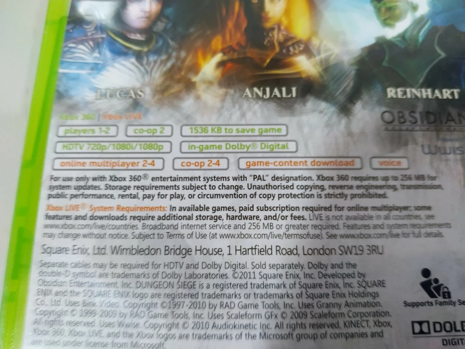 Dungeon Siege III - Juego Xbox 360 Edicion España PAL - 3T, foto 3 de 4