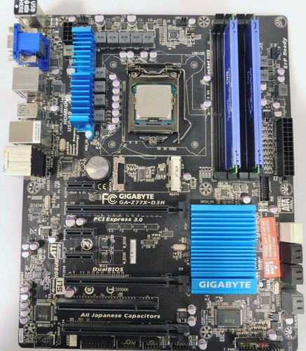 Gigabyte GA-Z77X-D3H Sockel 1155 i3-3225 8GB RAM Kühler HDMI DVI ~mit Rechnung - Afbeelding 3 van 5