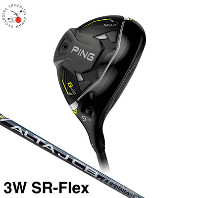 【新品】ピンG430 MAX レフティ 3W ALTA J CB SR Ping Golf Club G430 MAX Fairway Wood 3W ALTA J CB Black Graphite
