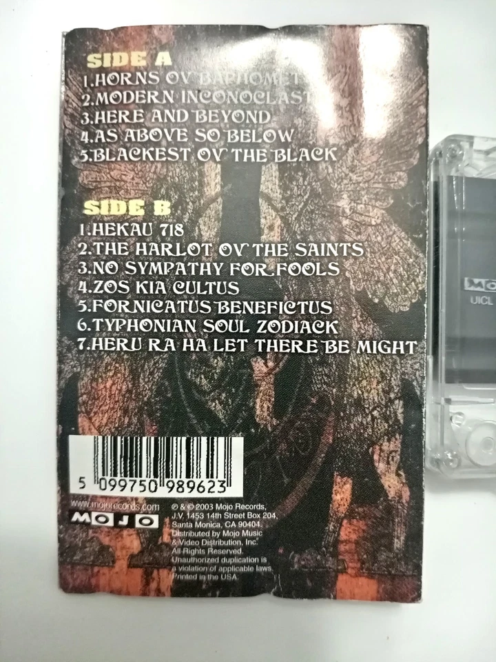 Rare Behemoth - Zos Kia Cultus cassette, tape, metal, thrash Foto 3 de 3