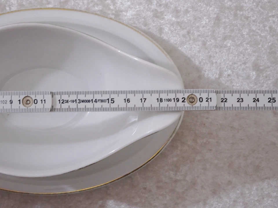 Antico Hutschenreuther Stile Liberty Porcellana Salsiera - Vintage Um 1900 - - Immagine 4 di 4