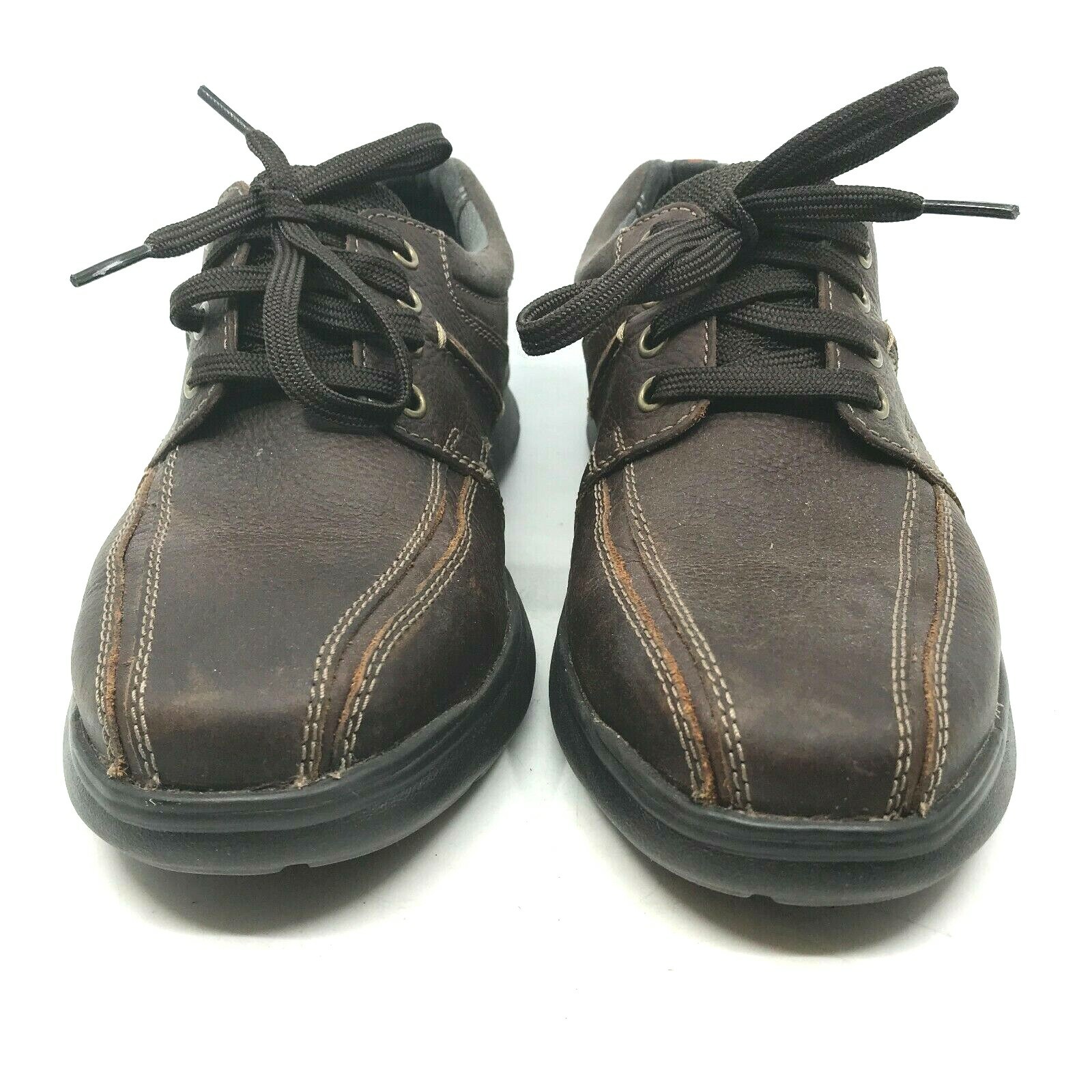 Clarks Men's Leather Ortholite LaceUp Cotrell Shoe C… Gem