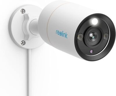 Reolink 4K+ Ultra HD 12MP PoE Überwachungskamera Außenbereich mit Strahler, CCTV IP Ca