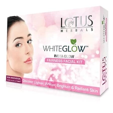 Lotus Herbals White Glow InstaGlow Fairness Facial Kit 40g Single/ Multiple Use
