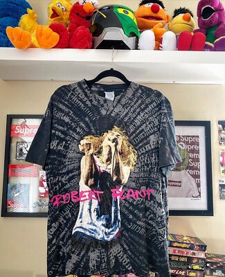 Vintage T Shirt Led Zeppelin Robert Plant AOP All Over Print 