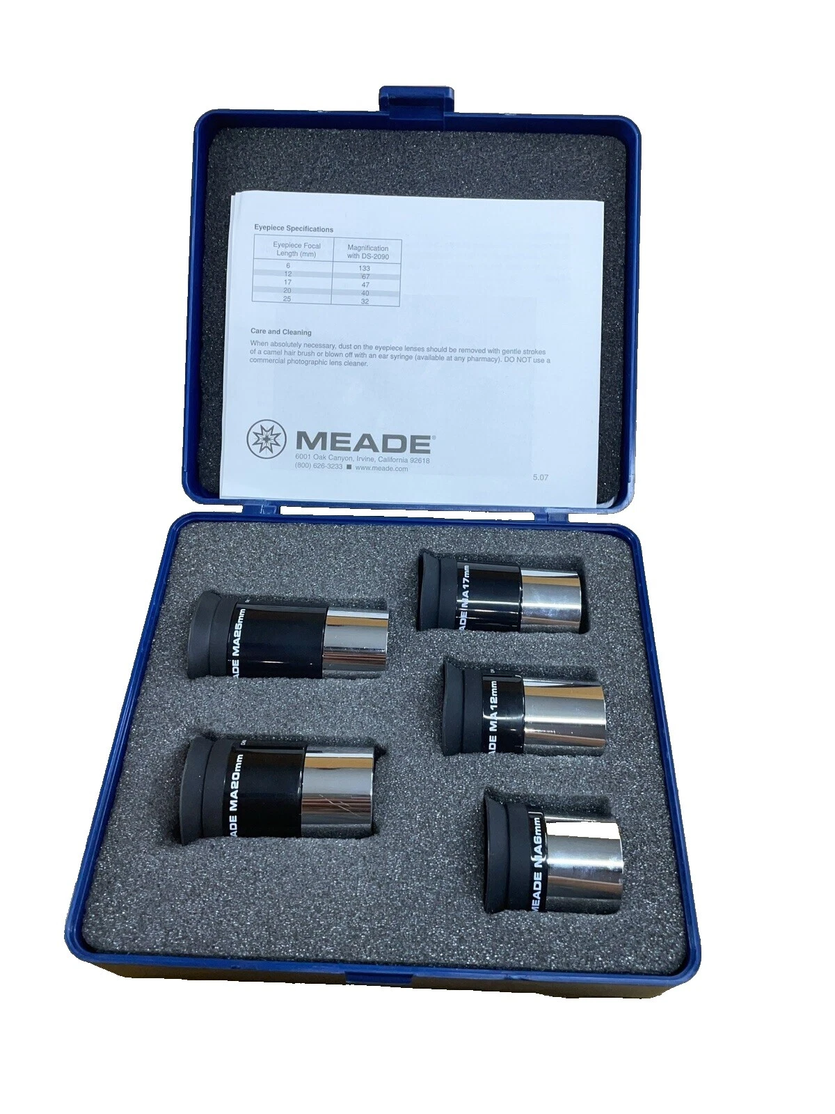 Meade Telescope Eyepiece Sets