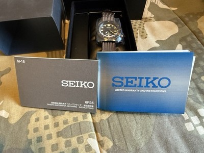 NIB Seiko SPB257J1 Limited edition Black Series 