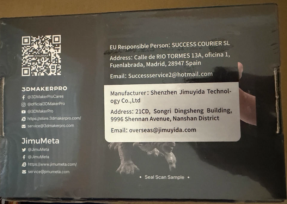 3DMakerpro 3D Scanner Seal Lite, Small-Format 3D Scanners for Printing - Image 2 of 2