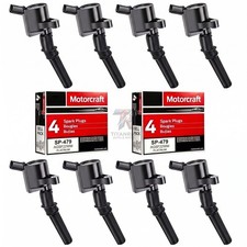 8x Ignition Coil Dg508 Spark Plug Motorcraft Sp479 For Ford F150 4.6l 5.4l Us