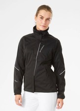 Ladies Equestrian Stierna Prime Black Waterproof Lightweight Jacket size XL