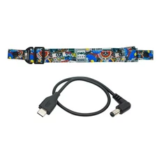 Elastic Head Strap Elastic Band Headband with 30cm Cable for DJI FPV Goggles V2