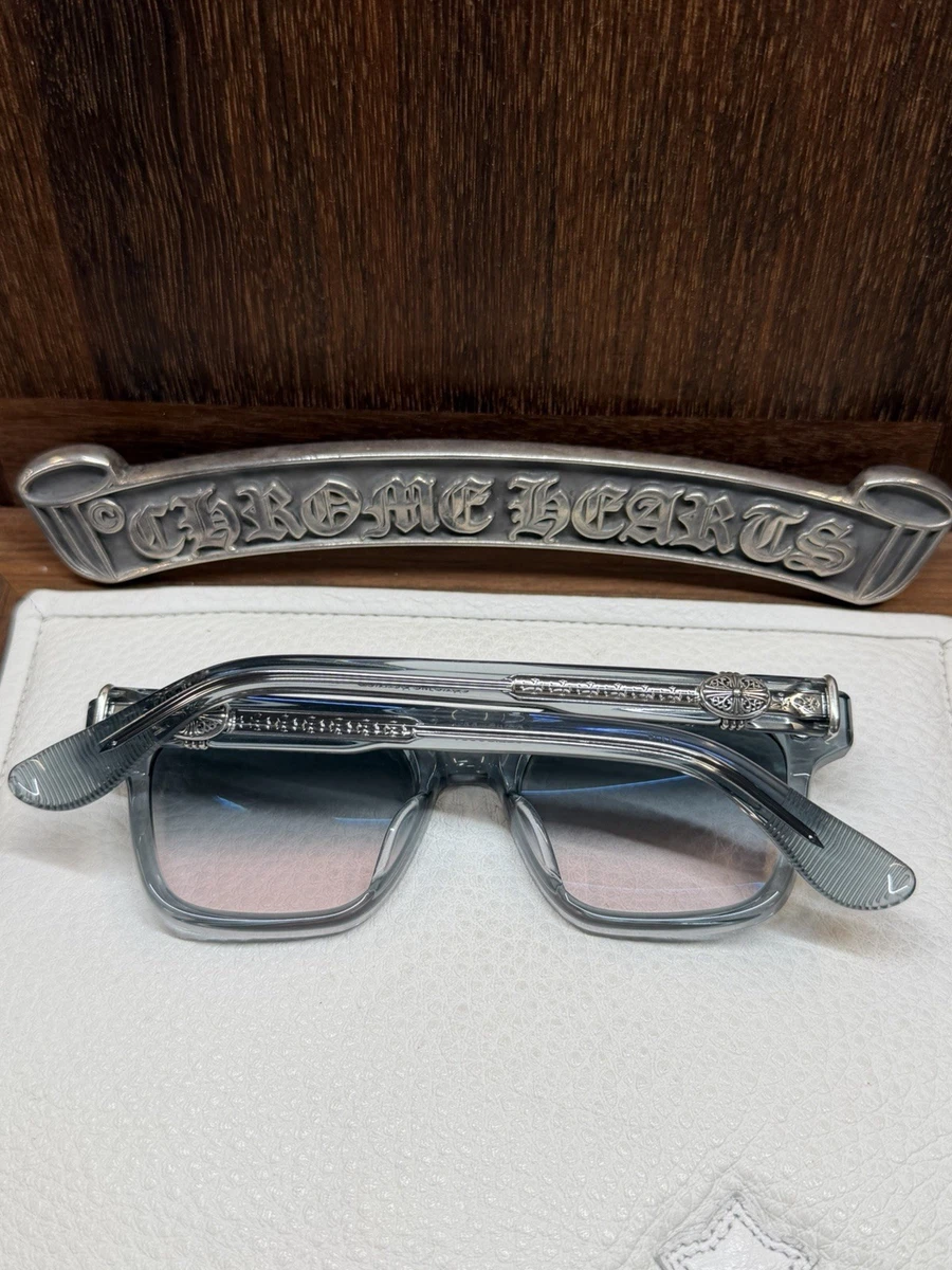 Chrome Hearts Celibussy Sunglasses Slate/Silver | eBay