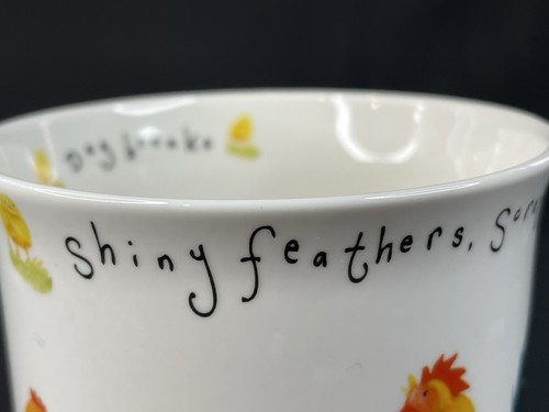 Taza con tema de gallina y gallo de porcelana de hueso KENT POTTERY - Imagen 17 de 19
