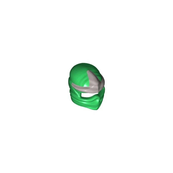 Lego Ninjago GREEN NINJA MINIFIG HELMET - Lloyd ZX Minifigure Head