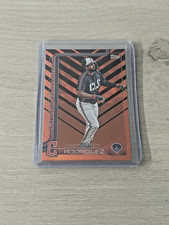 CLE Guardians Johnathan Rodriguez 2025 Topps Update Orange & Black Foil Parallel